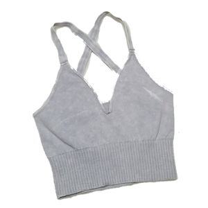 FP Movement Good Karma Grey Ribbed Crop Top X-Small